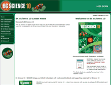Tablet Screenshot of bcscience.com